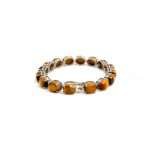 Tiger's Eye Silver Bracelet