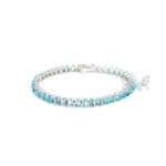 Silver Blue Topaz Bracelet