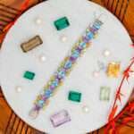 Silver Gemstone Bracelet