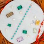 Turquoise & Zircon Bracelet