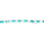 Turquoise & Zircon Bracelet