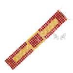 Citrine & Garnet Gemstone Luxury Bracelet