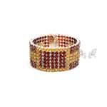 Citrine & Garnet Gemstone Luxury Bracelet