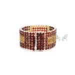 Citrine & Garnet Gemstone Luxury Bracelet