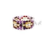 Multi-Row Gemstone Bracelet