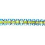 Blue Topaz & Peridot Gemstone Bracelet