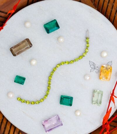 Peridot Gemstone Bracelet