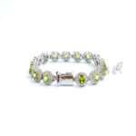 Peridot & Zircon Tennis Bracelet