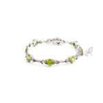 Silver Peridot Bracelet