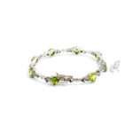 Silver Peridot Bracelet