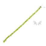 Silver Peridot Bracelet