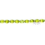 Silver Peridot Bracelet