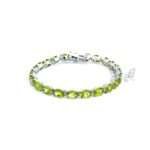 Silver Peridot Bracelet