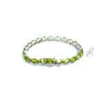 Silver Peridot Bracelet