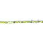 Silver Peridot Tennis Bracelet