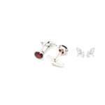 Silver Garnet Cufflinks