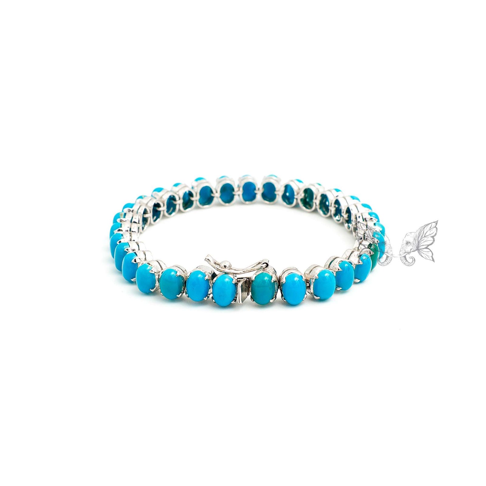 Turquoise Bracelet 1 (4) Turquoise Statement Bracelet