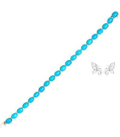 Turquoise Tennis Bracelet