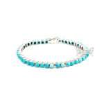 Silver Oval Turquoise Bracelet