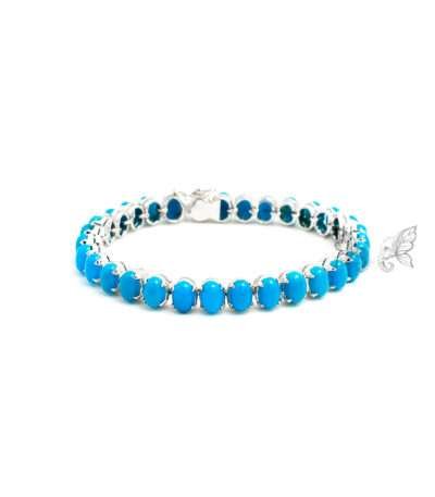 Oval Turquoise Bracelet