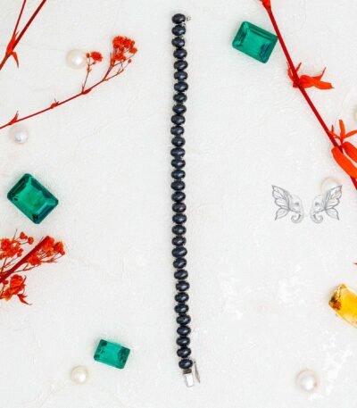 Black Star Tennis Bracelet