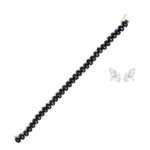 Black Star Tennis Bracelet