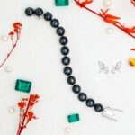 Black Star Silver Link Bracelet