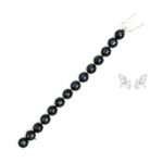 Black Star Silver Link Bracelet