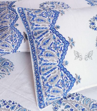 Hand Block Printed 100% Pure Cotton Bedsheet