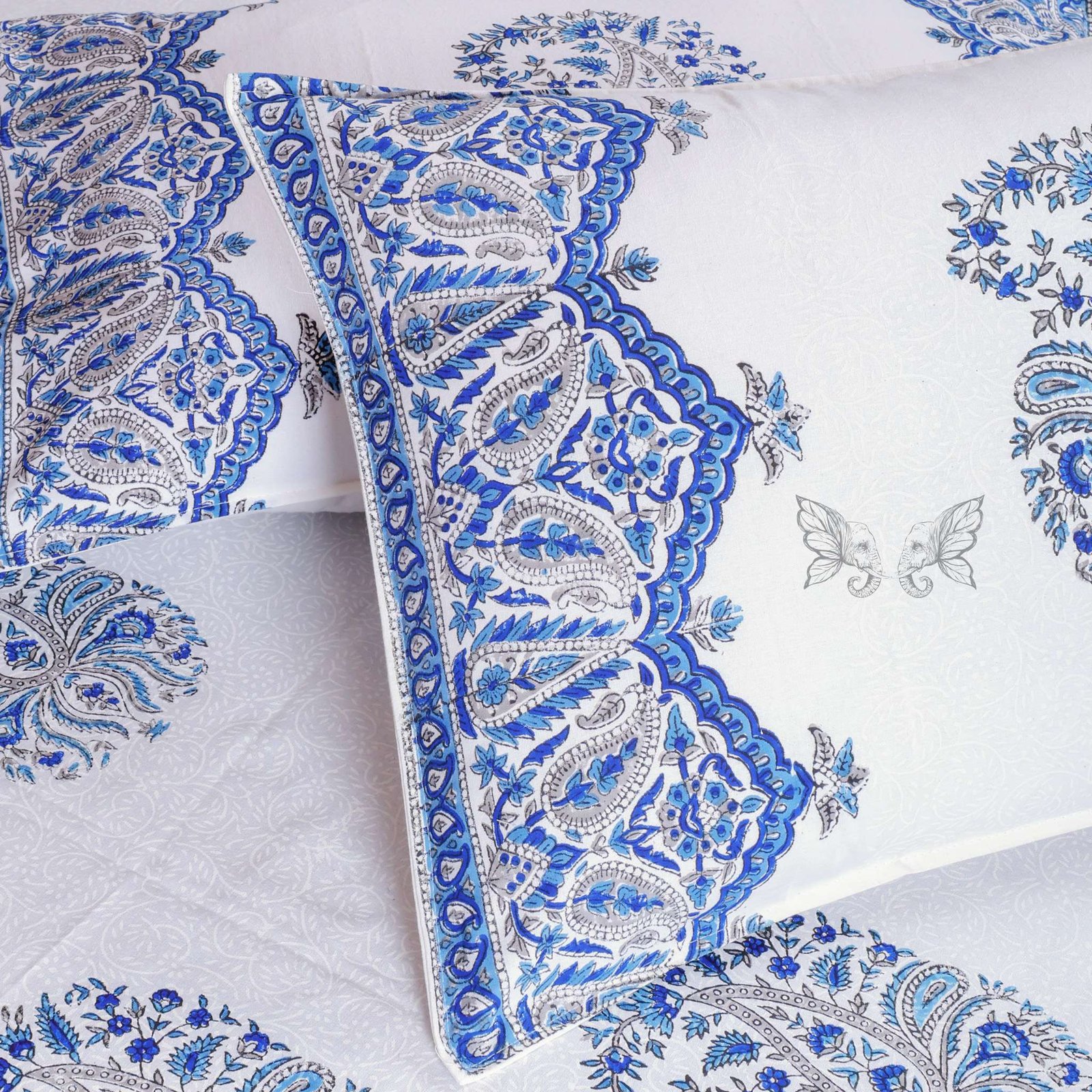 cotton bed sheet 24 (7) Hand Block Printed 100% Pure Cotton Bedsheet