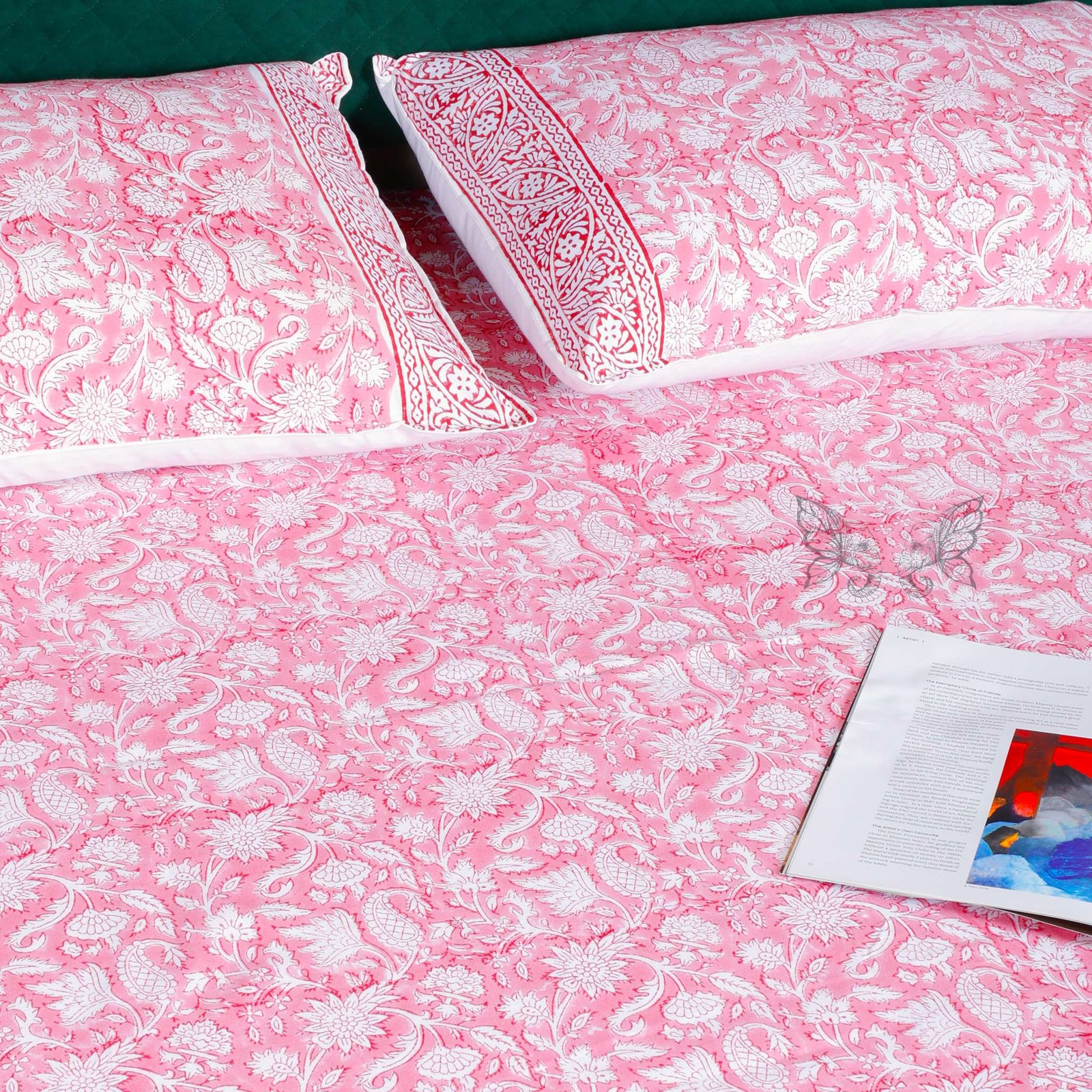 cotton bed sheet 52 (3) Bed Sheet king Size