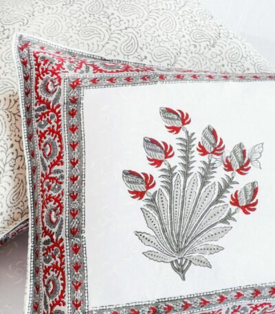 Hand Block Printed Cotton Bed Sheet