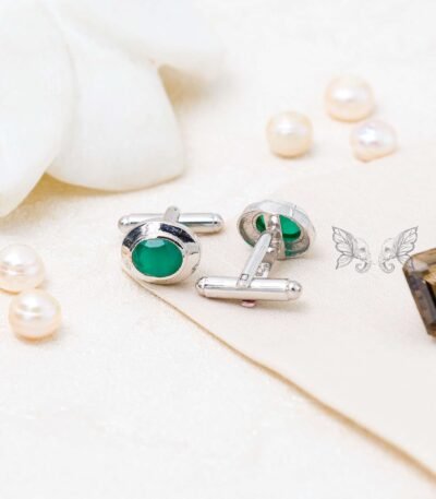 Green Onyx Cufflinks