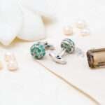 Emerald cufflinks