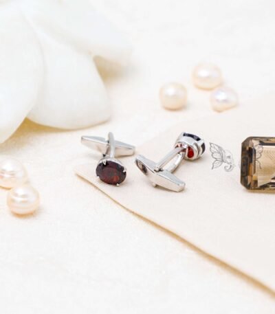 Garnet Cufflinks