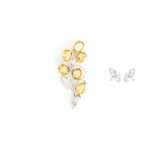 Citrine Floral Brooch