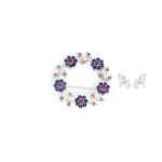 Gemstone Brooch
