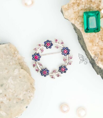 Gemstone Brooch