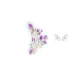 Silver Flower Brooch Pin