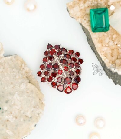 Garnet Brooch