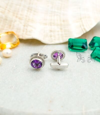 Amethyst Cufflinks
