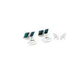Turquoise Silver Cufflinks for Men