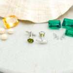 Peridot Gemstone Cufflinks