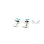 Silver Turquoise Cufflinks