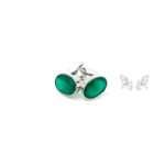 Silver Green onyx Cufflinks