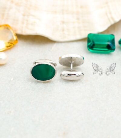 Green Onyx Cufflinks