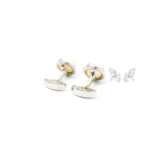 Silver Pearl Cufflinks