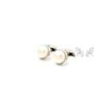 Silver Pearl Cufflinks