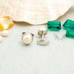 Silver Pearl Cufflinks