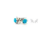 Turquoise Silver Cufflinks
